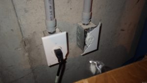 Broken outlet cover